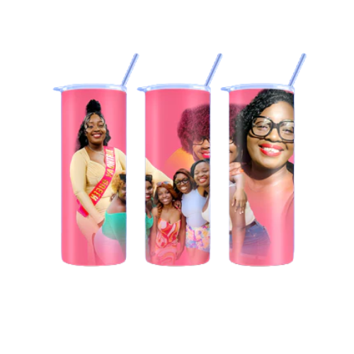 Custom Personalized 20 oz Tumbler – Add Your Text, Photo or Logo for a One-of-a-Kind Design