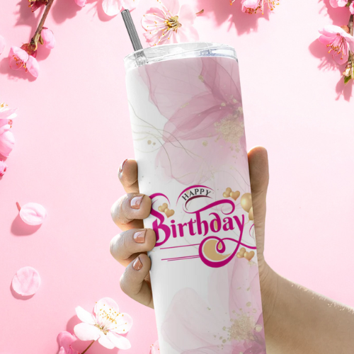 Custom Personalized 20 oz Tumbler – Add Your Text, Photo or Logo for a One-of-a-Kind Design