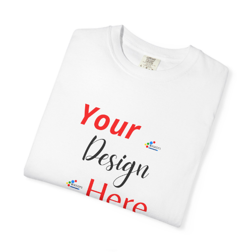 Custom Unisex T-Shirt – Add Your Image, Text, or Photo | Front/Back Printing | Create Your Unique, Made-to-Measure Garment