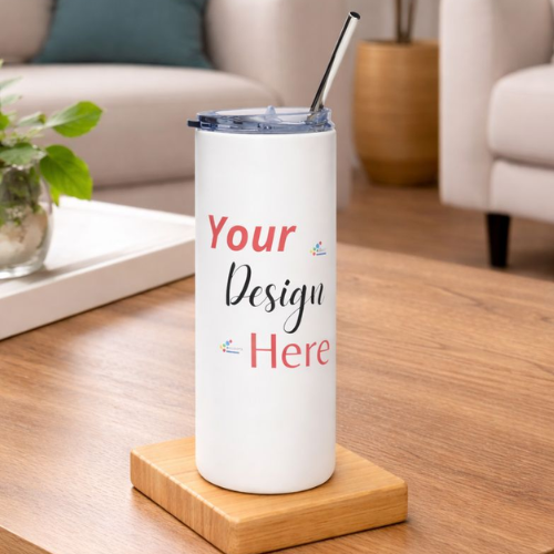 Custom Personalized 20 oz Tumbler – Add Your Text, Photo or Logo for a One-of-a-Kind Design