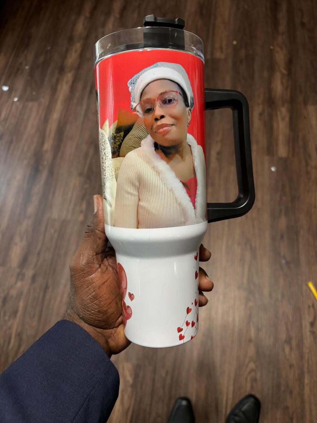Custom Personalized 40 oz Tumbler – Add Your Text, Photo or Logo for a One-of-a-Kind Design