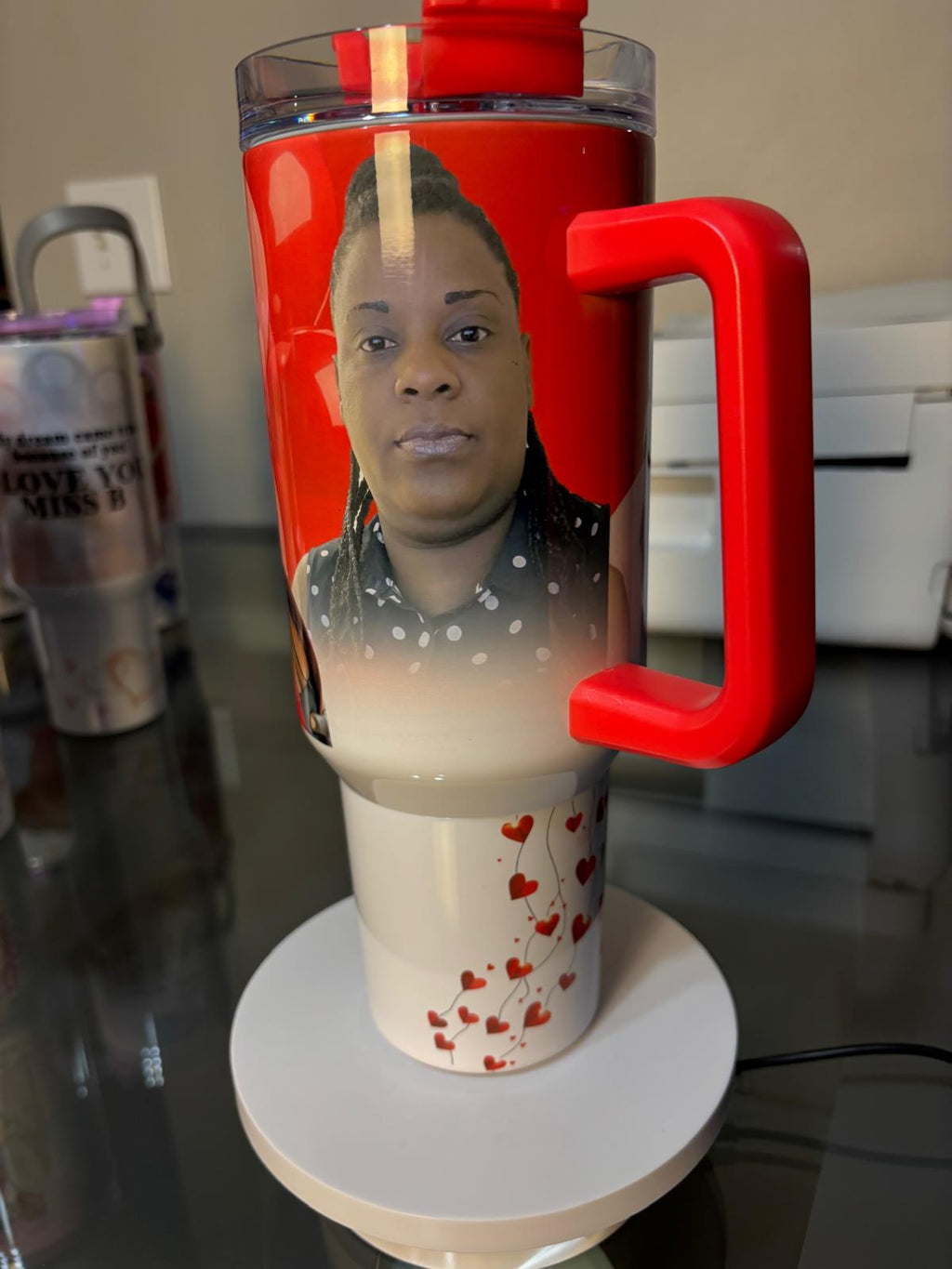 Custom Personalized 40 oz Tumbler – Add Your Text, Photo or Logo for a One-of-a-Kind Design